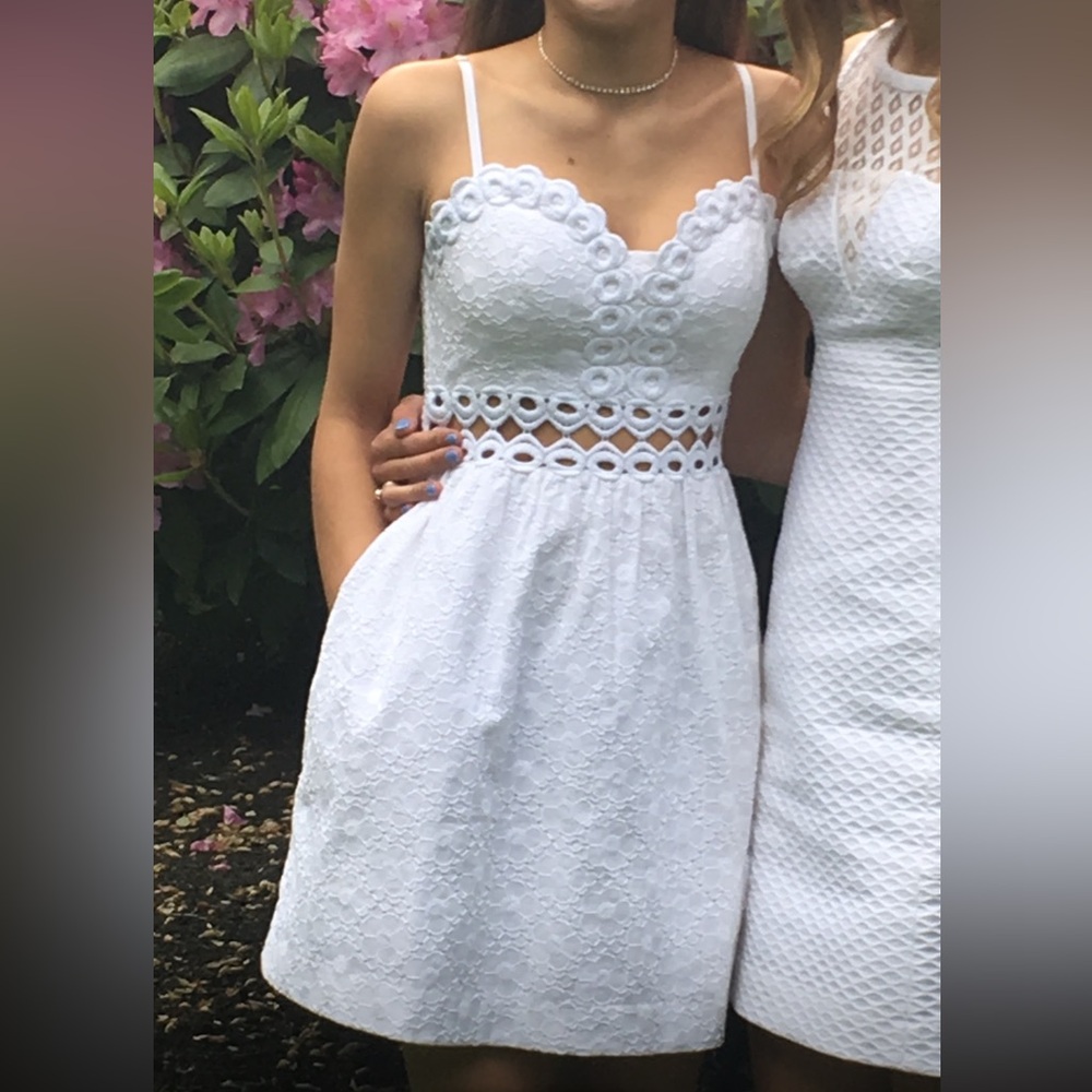 White Lilly Pulitzer dress